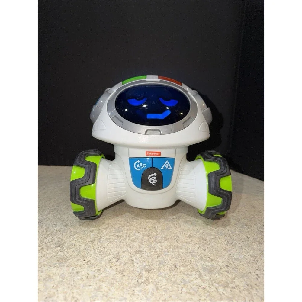 Robot Fisher Price Moby Interactive Dancing Games Educational Talking Lights Fun